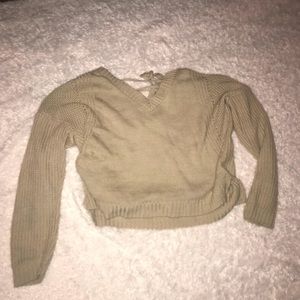 beige sweater